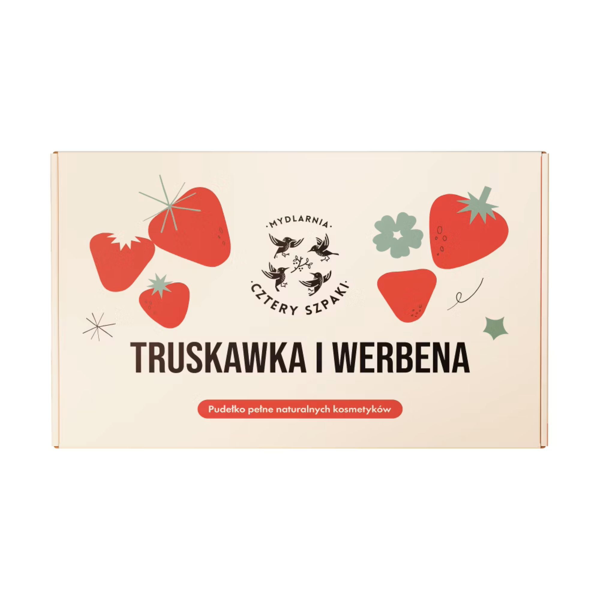 Mydlarnia Cztery Szpaki, Zestaw Truskawka i Werbena, 1 sztuka zdjęcie