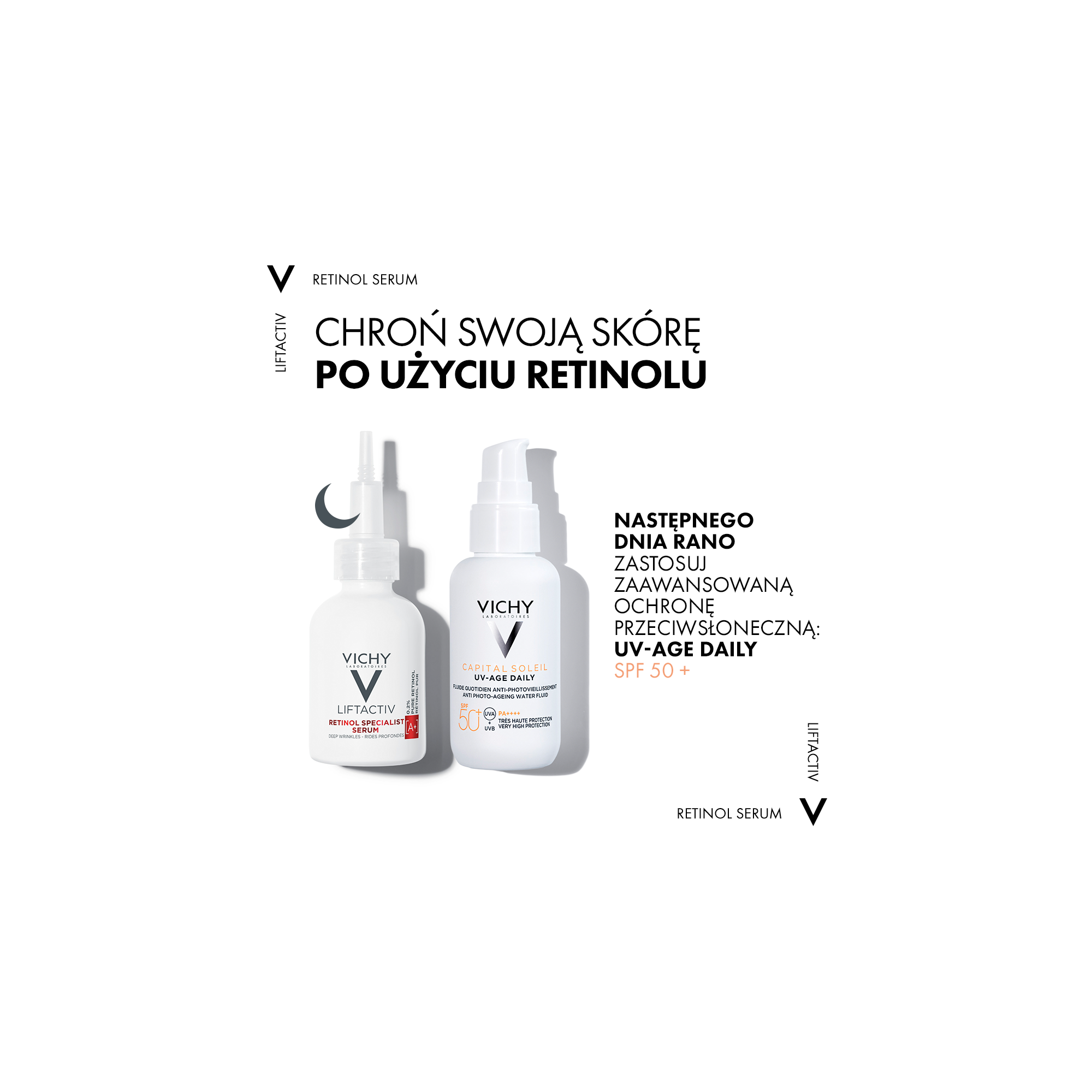 Vichy Liftactive Specialist Retinol, serum przeciwzmarszczkowe na noc, 30 ml