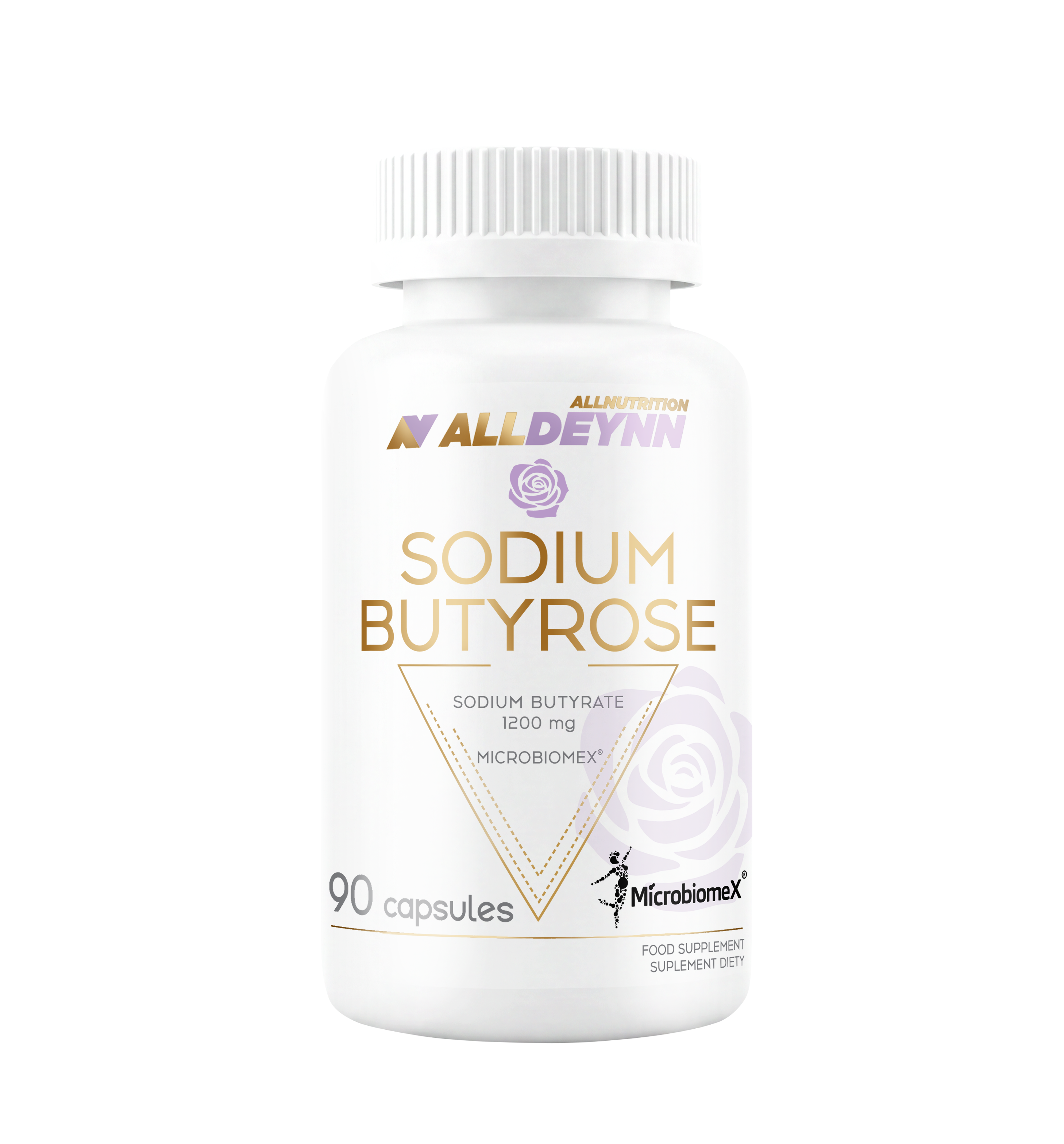 Allnutrition Alldeynn Sodium Butyrose, 90 kapsułek