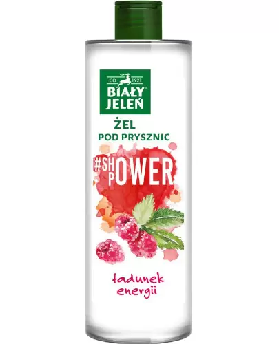 Biały Jeleń Shower Power żel pod prysznic malina 400 ml zdjęcie