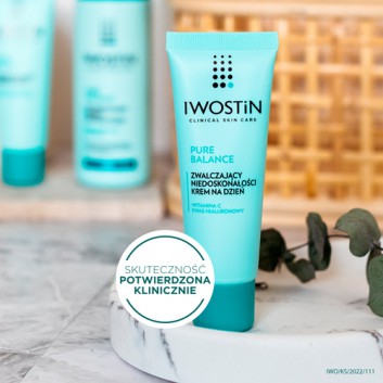 Iwostin Pure Balance zwalczający niedoskonałości krem na dzień, 50 ml, cena, opinie, stosowanie