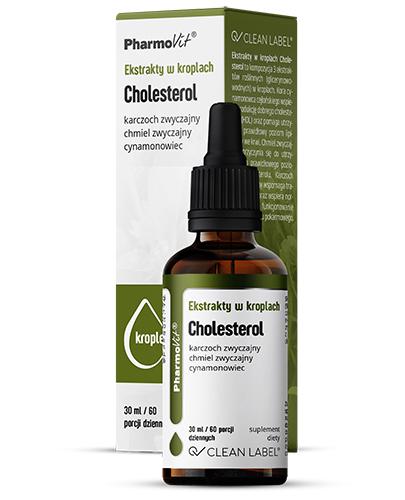 Pharmovit Ekstrakty w kroplach Cholesterol, 30 ml, cena, opinie, wskazania zdjęcie
