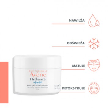 Avene Hydrance Aqua-Gel, nawilżający Krem-Żel, 50 ml