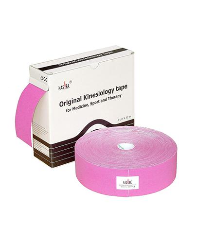 Nasara Kinesiology Tape XXL, 5 cm x 32 m, fioletowy, 1 szt., właściwości, wskazania, cena  zdjęcie