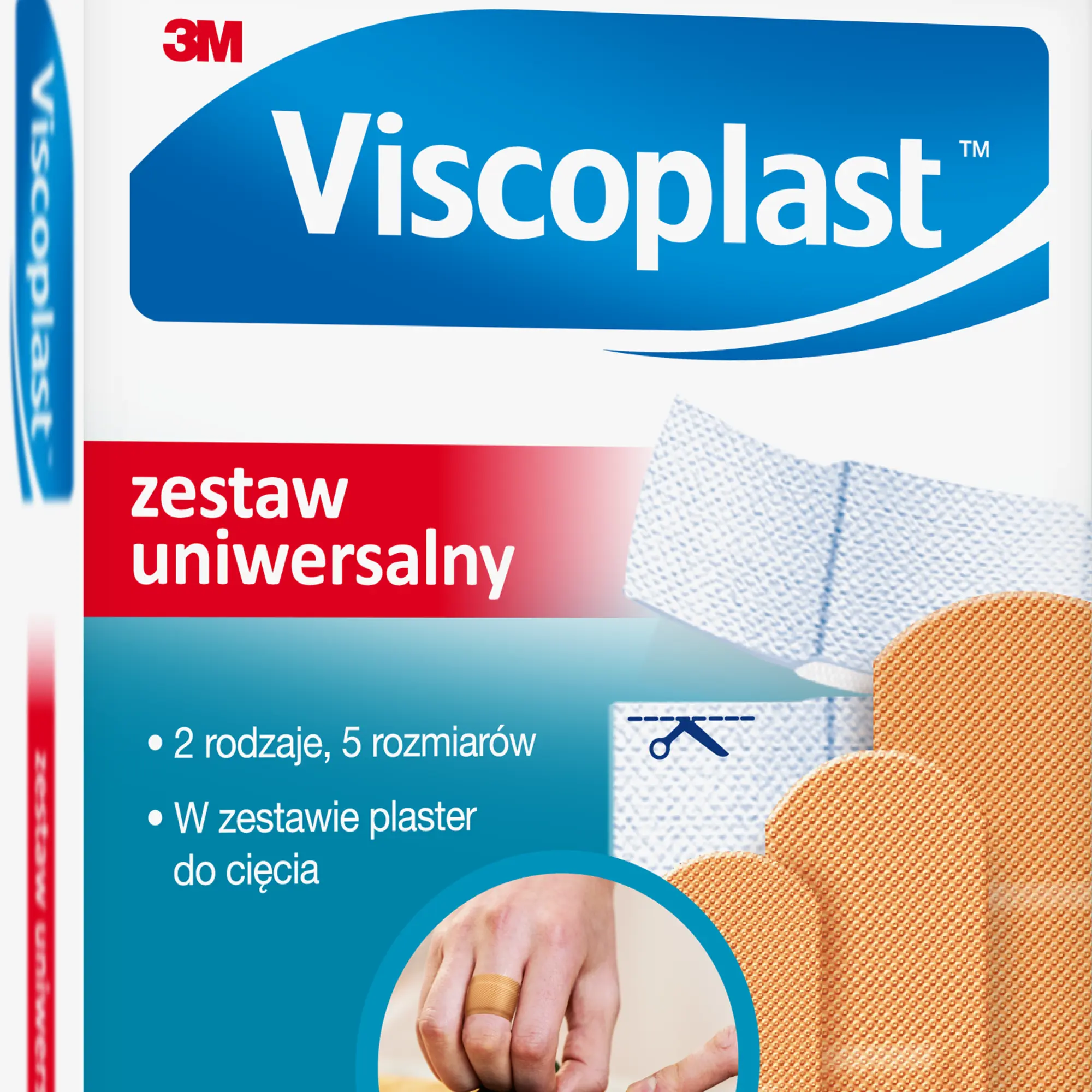 Viscoplast zestaw plastrów uniwersalny 24 sztuk