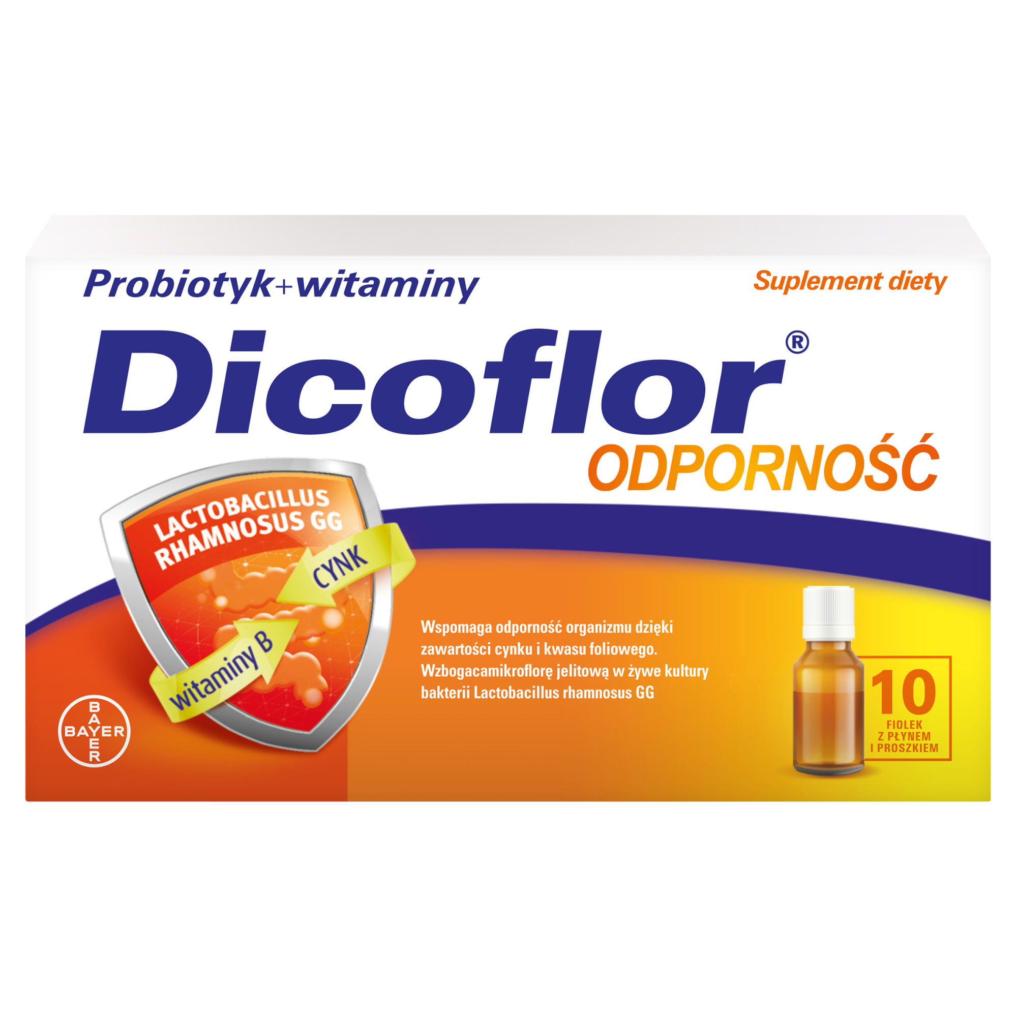 Dicoflor Odporność, płyn, fiolki, 10 sztuk zdjęcie