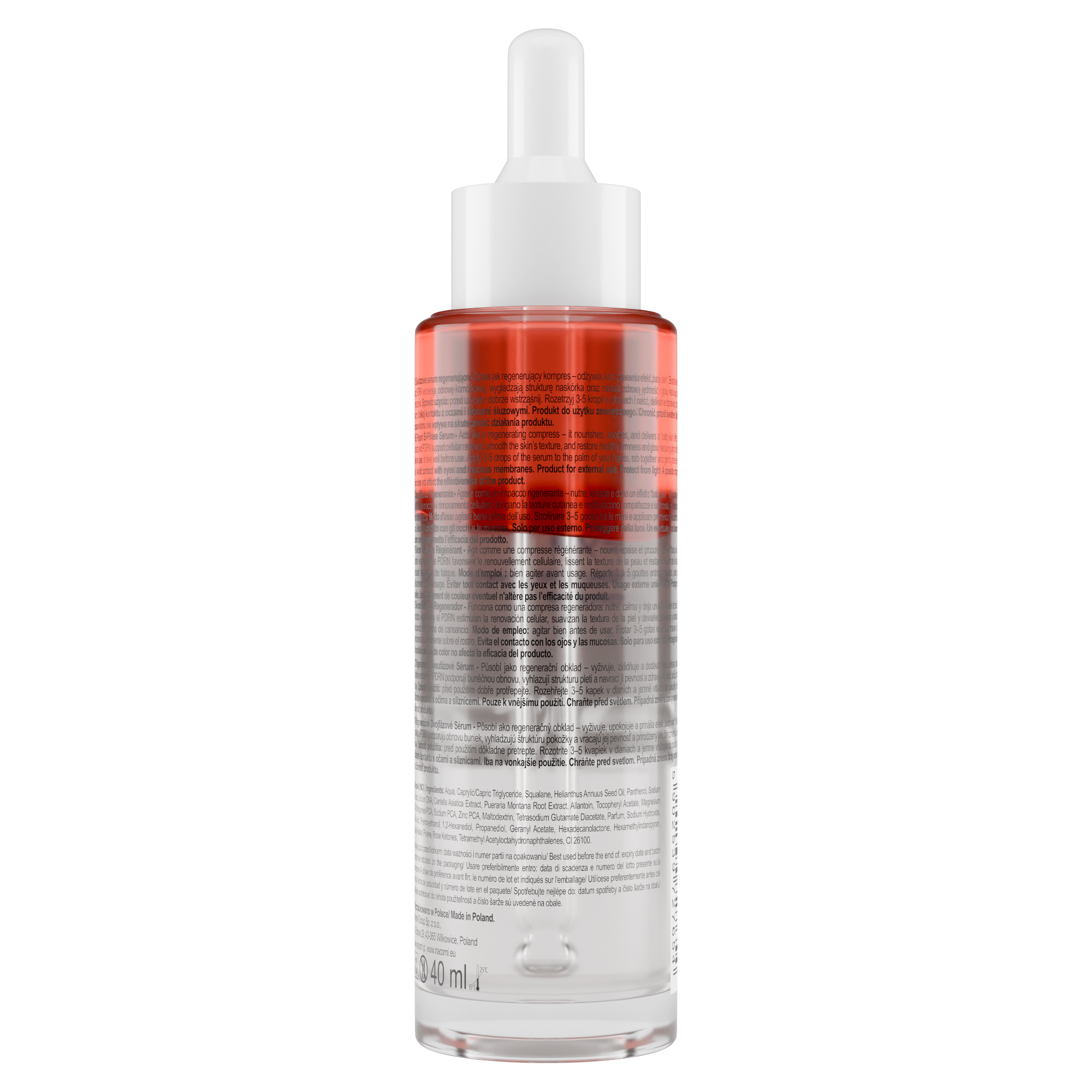 Nacomi Salmon DNA Key Dwufazowe serum regenerujące, 40 ml