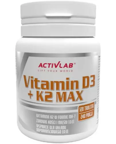 ActivLab Vitamin D3 + K2 Max 120 tabletek zdjęcie