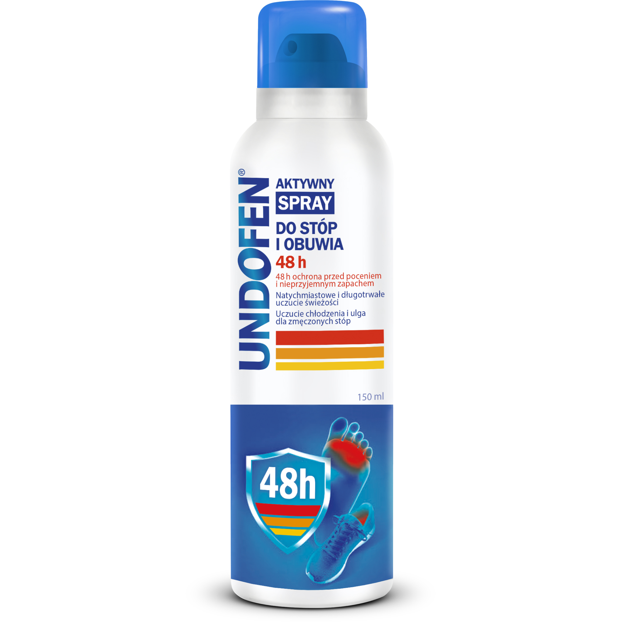 Undofen, Aktywny spray 48h do stóp i obuwia, 150 ml zdjęcie