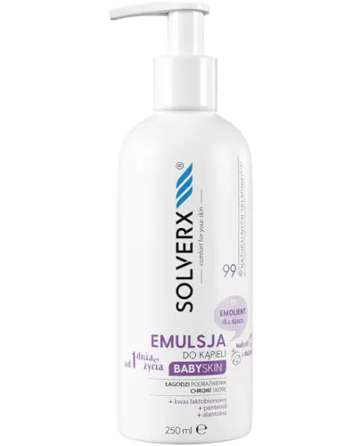 Solverx Baby Skin emulsja do kąpieli od 1 dnia życia 250 ml zdjęcie