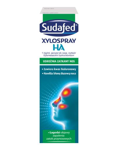 Sudafed Xylospray HA 1mg/ml udrażnia zatkany nos aerozol 10 ml zdjęcie