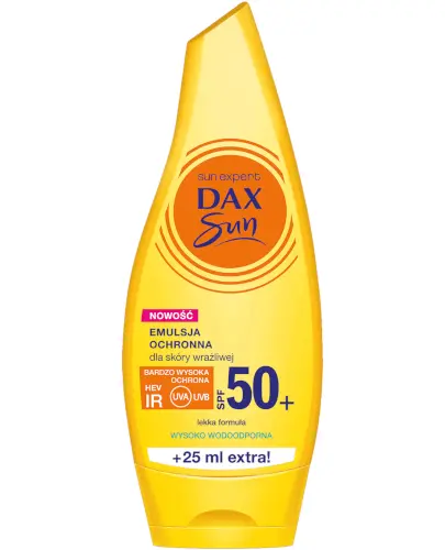 Dax Sun Emulsja ochronna dla skóry wrażliwej SPF 50+ 175 ml zdjęcie