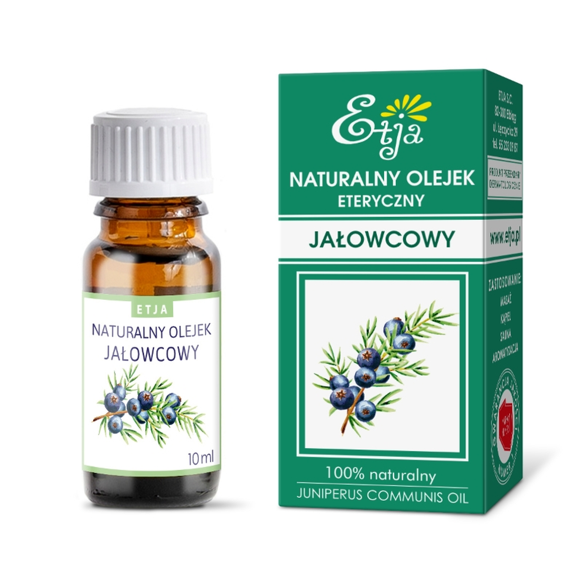 ETJA Naturalny olejek eteryczny jałowcowy - 10 ml zdjęcie
