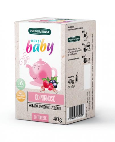 HERBI BABY Herbatka dla dzieci i niemowląt na odporność, 20 sasz., cena, opinie, właściwości  zdjęcie