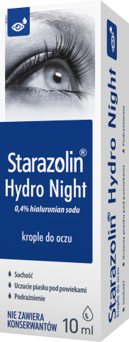 Starazolin Hydro Night krople do oczu, 10 ml zdjęcie