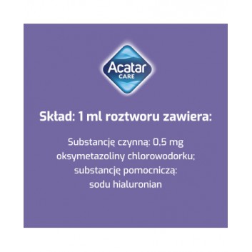 Acatar Care aerozol do nosa 0,5 mg/ml 15 ml