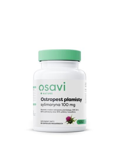 OSAVI Ostropest Plamisty Sylimaryna 100 mg, 60 kapsułek zdjęcie