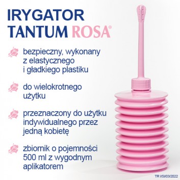 Tantum Rosa Irygator do higieny intymnej 500 ml