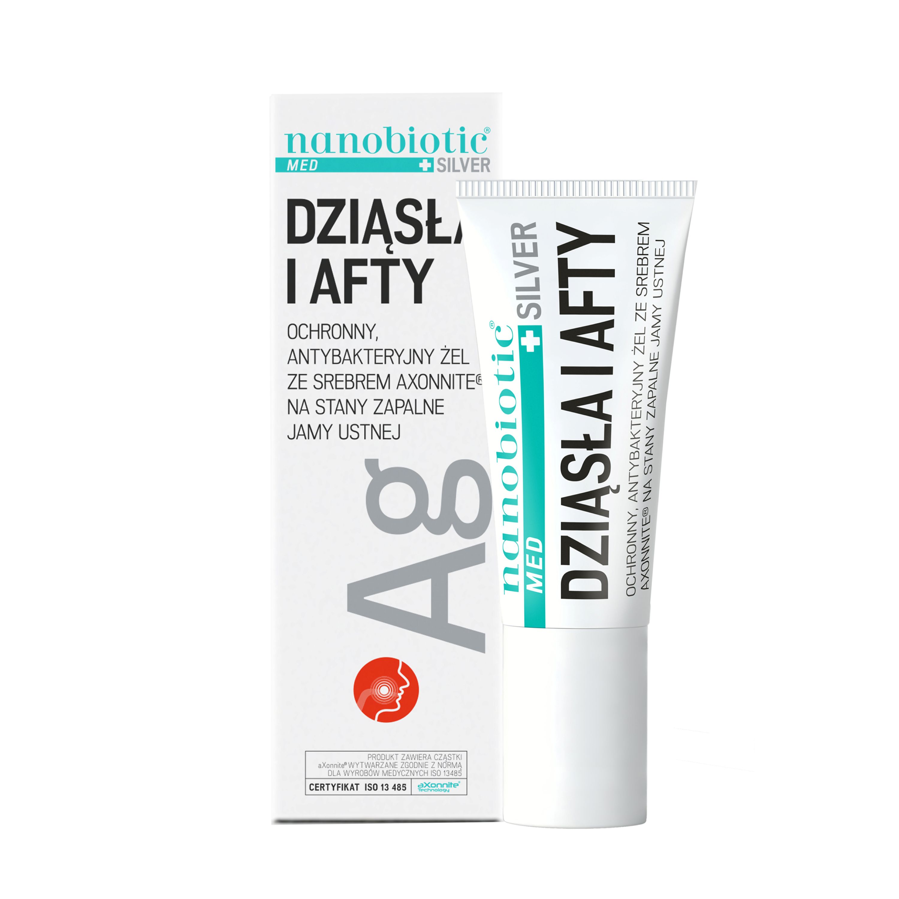 Nanobiotic Med Silver Dziąsła i Afty żel, 15 ml zdjęcie