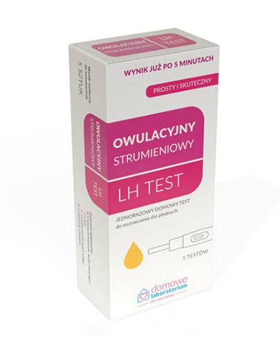 Test owulacyjny LH strumieniowy, 5 sztuk zdjęcie