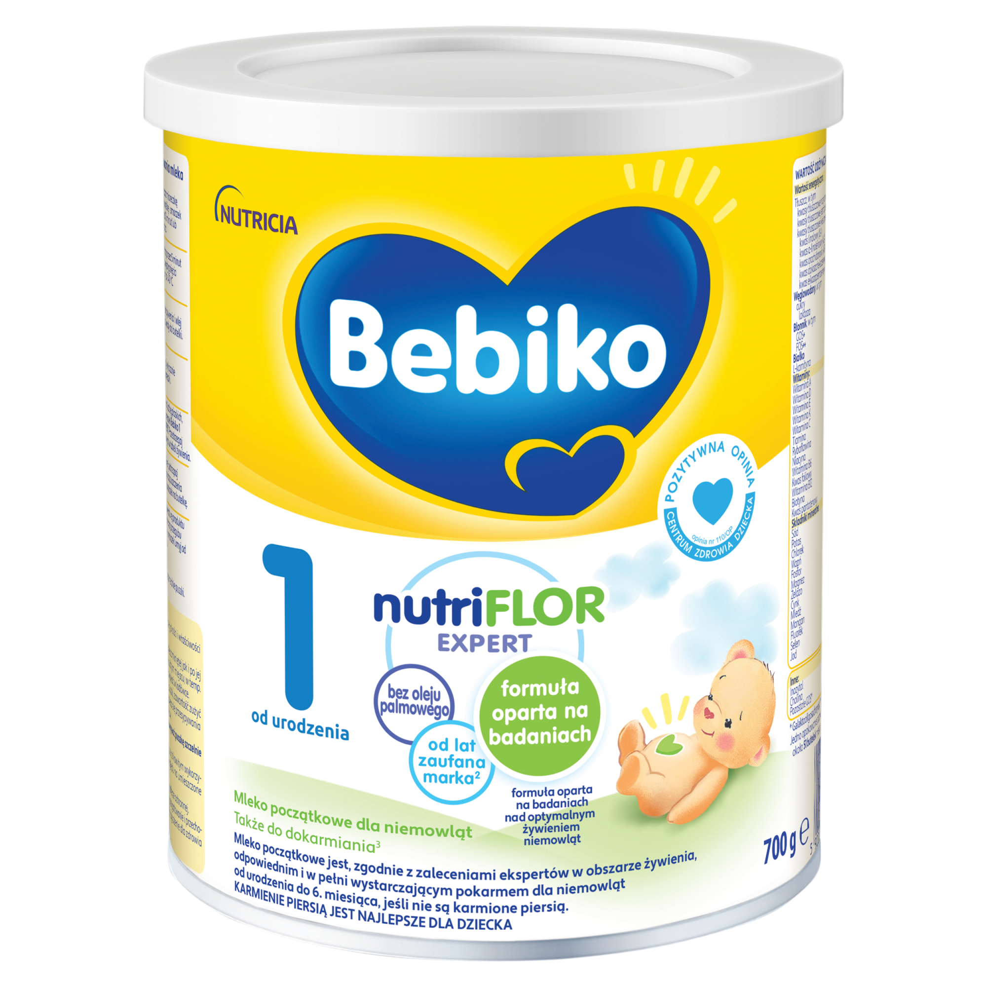 Bebiko 1 Nutriflor Expert mleko początkowe od urodzenia 700 g zdjęcie