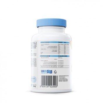 OSAVI Omega-3 Olej Rybi Molecularly Distilled 1000 mg, 60 kapsułek