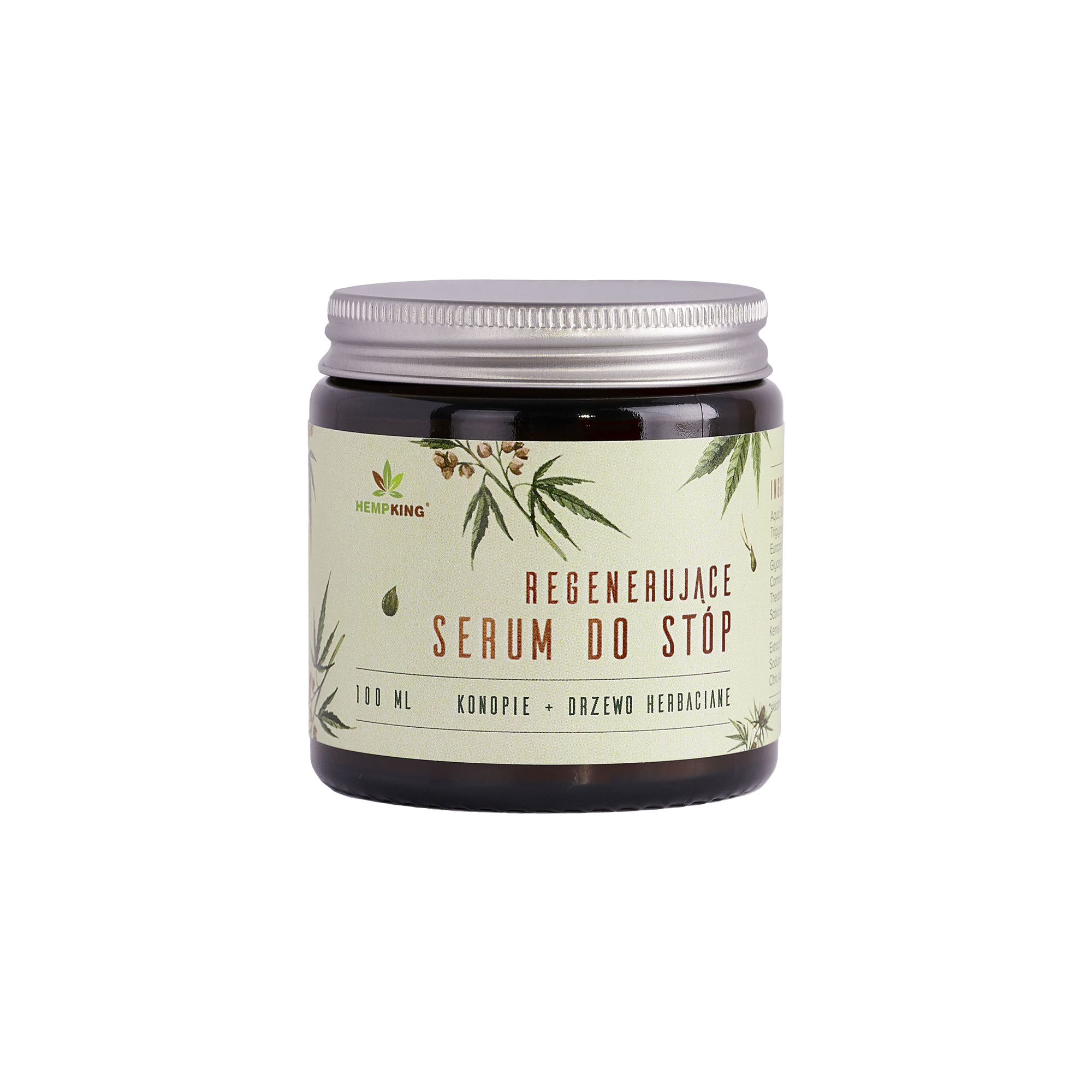HempKing regenerujące serum do stóp z CBD o zapachu drzewa herbacianego 100 ml zdjęcie