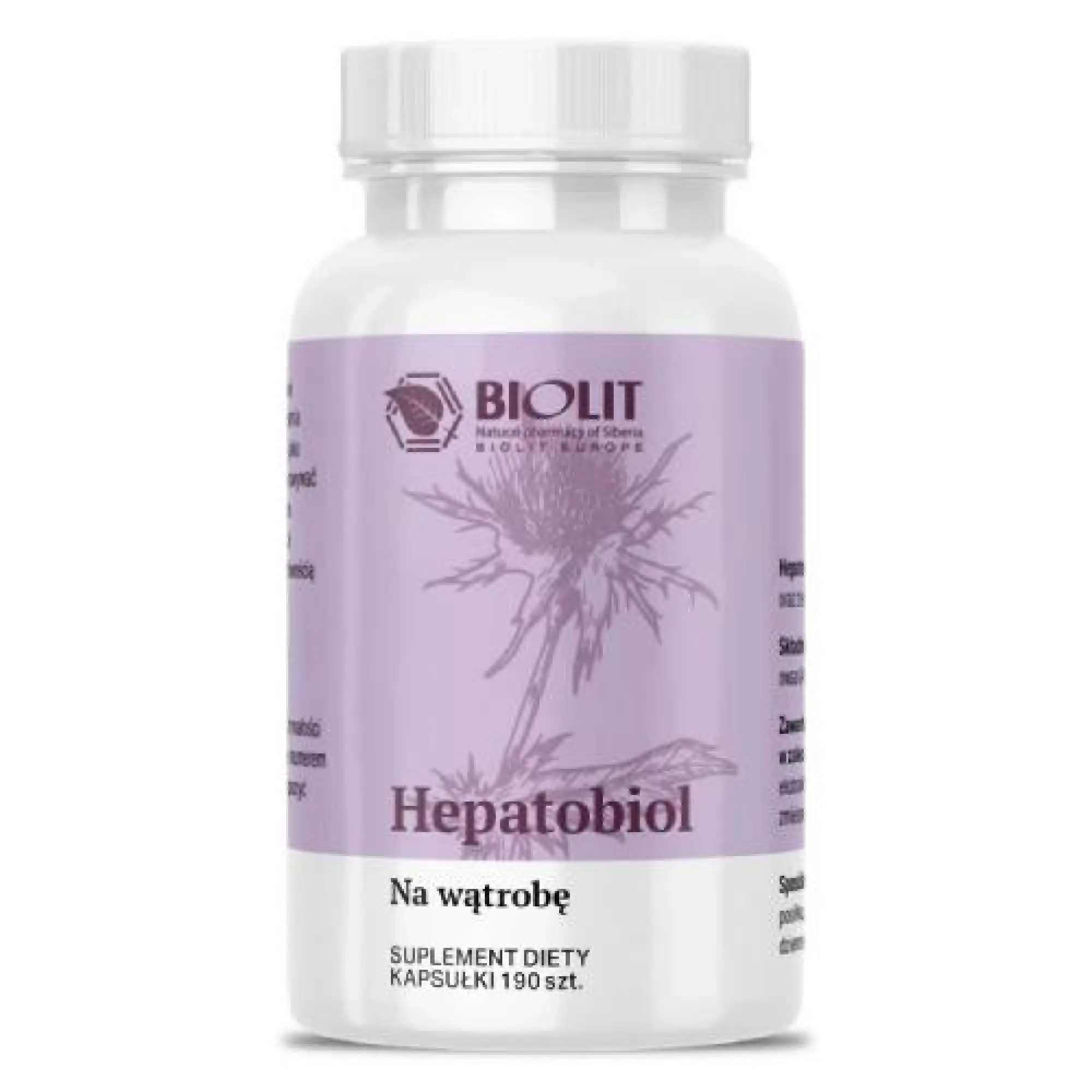 Biolit Hepatobiol, kapsułki, 190 sztuk zdjęcie