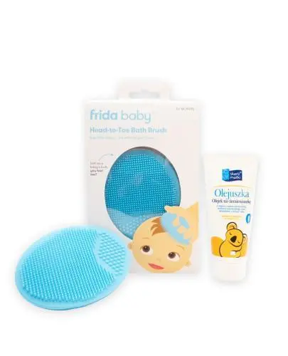 Zestaw Olejuszka na ciemieniuszkę 30 ml + myjka DermaFrida zdjęcie