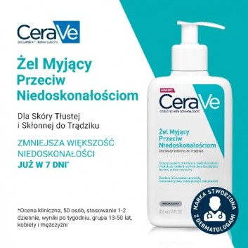 CeraVe, żel myjący przeciw niedoskonałościom, 236 ml