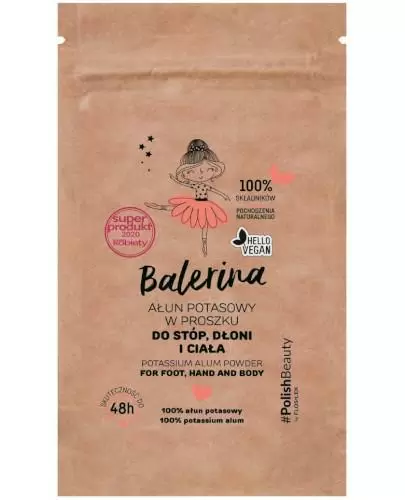 Flos-Lek Balerina ałun potasowy w proszku do stóp, dłoni i ciała 25 g zdjęcie
