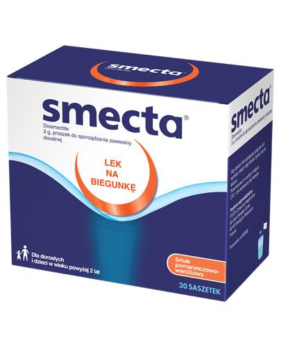 Smecta 3 g proszek o smaku pomarańczowo waniliowym 30 saszetek zdjęcie