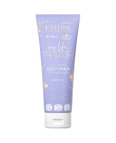 Eveline Cosmetics My Life My Hair Peptydowa Odżywka regenerująca do włosów zniszczonych i przesuszonych, 250 ml, cena, opinie, właściwości zdjęcie
