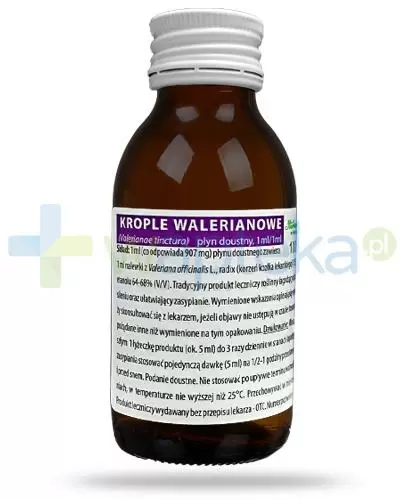 Herbapol krople walerianowe płyn doustny 100 ml zdjęcie