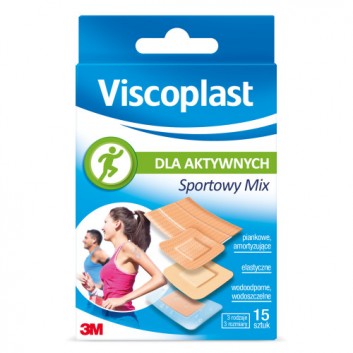 Viscoplast Sportowy Mix zestaw plastrów 15 sztuk