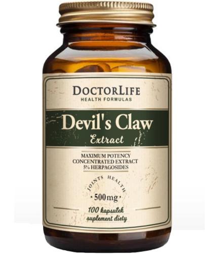Doctor Life Devil's Claw Extract 500 mg - 100 kaps. - cena, opinie, wskazania zdjęcie