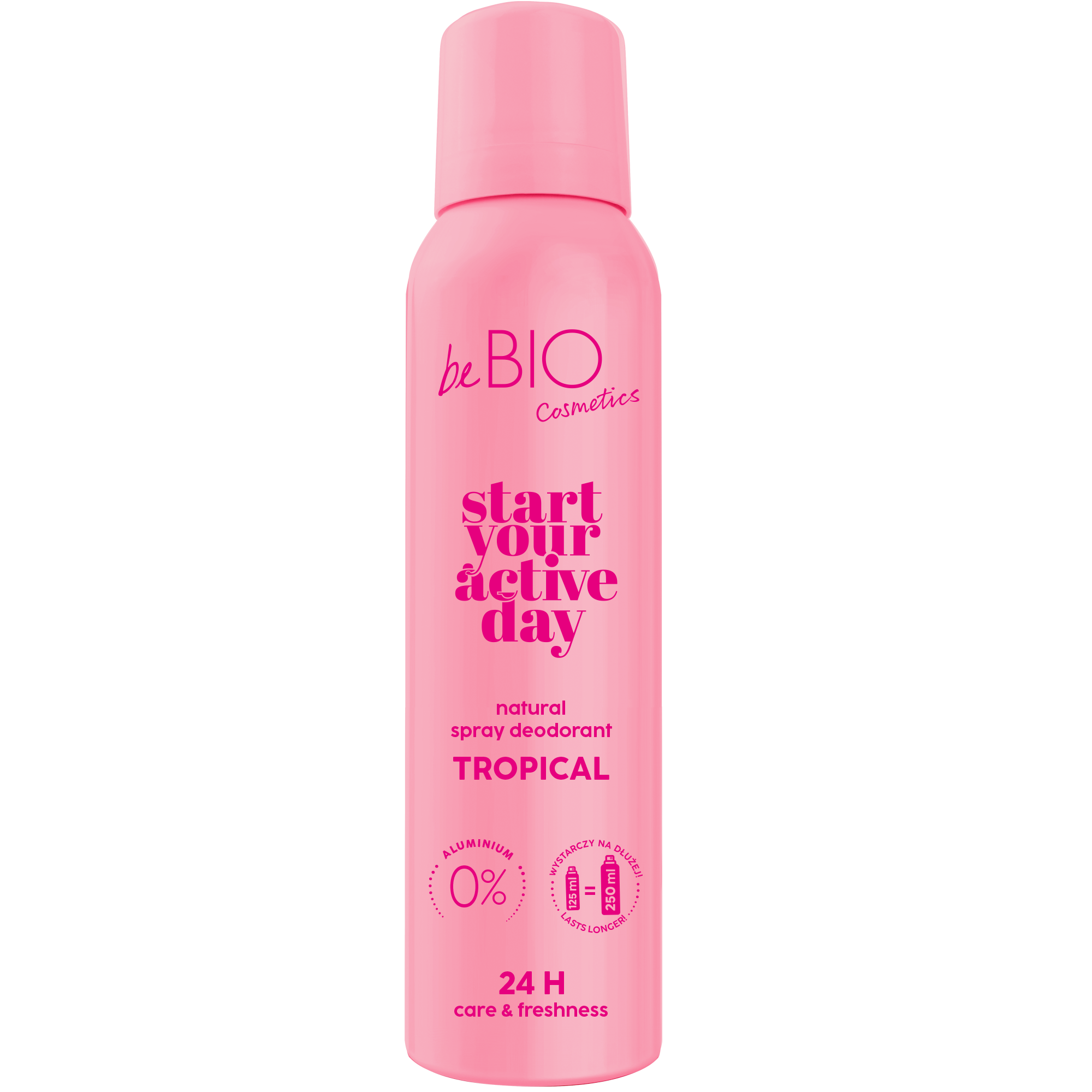 BeBIO Start your active day Naturalny dezodorant w sprayu Tropical, 125 ml zdjęcie