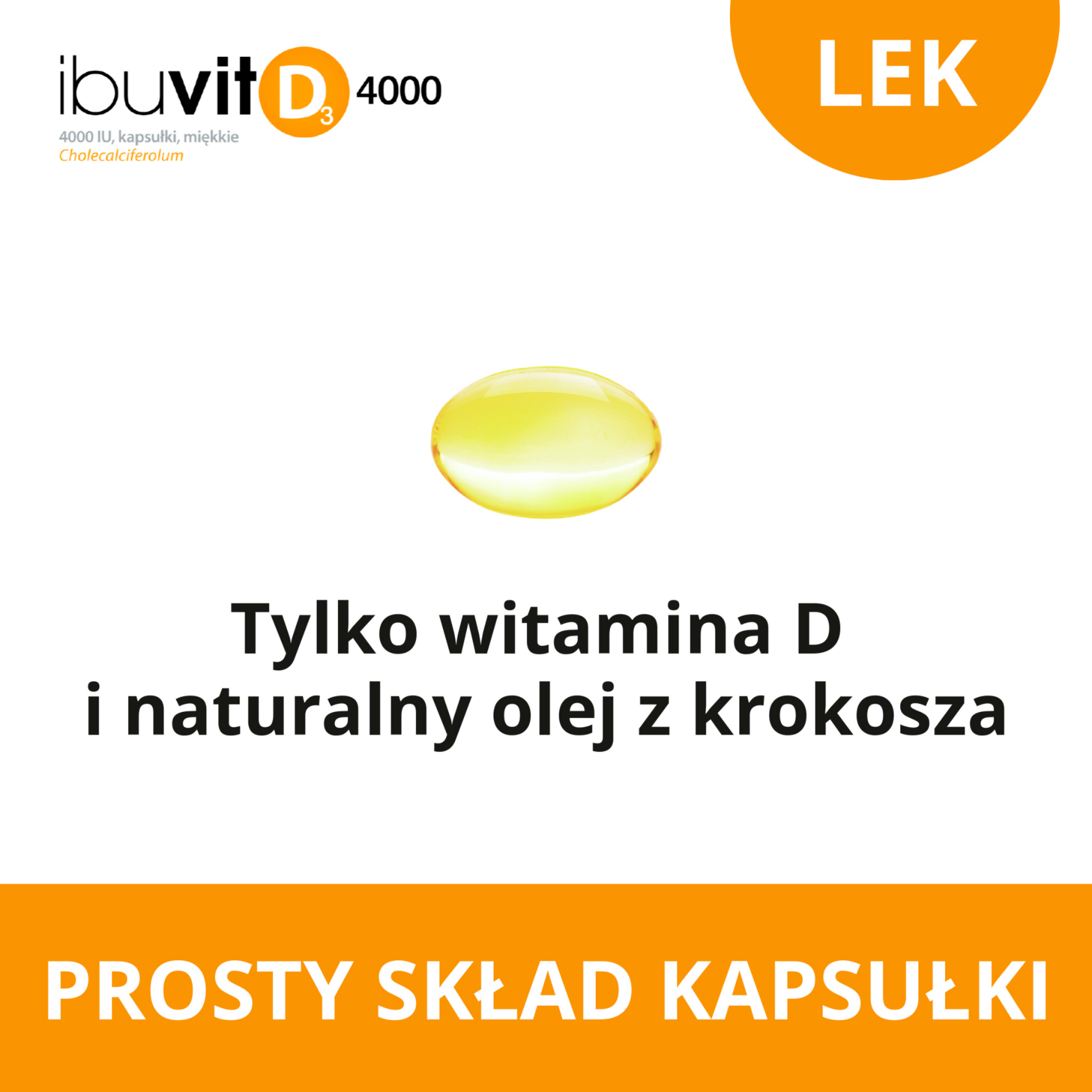 Ibuvit D3 4000 IU 60 kapsułek