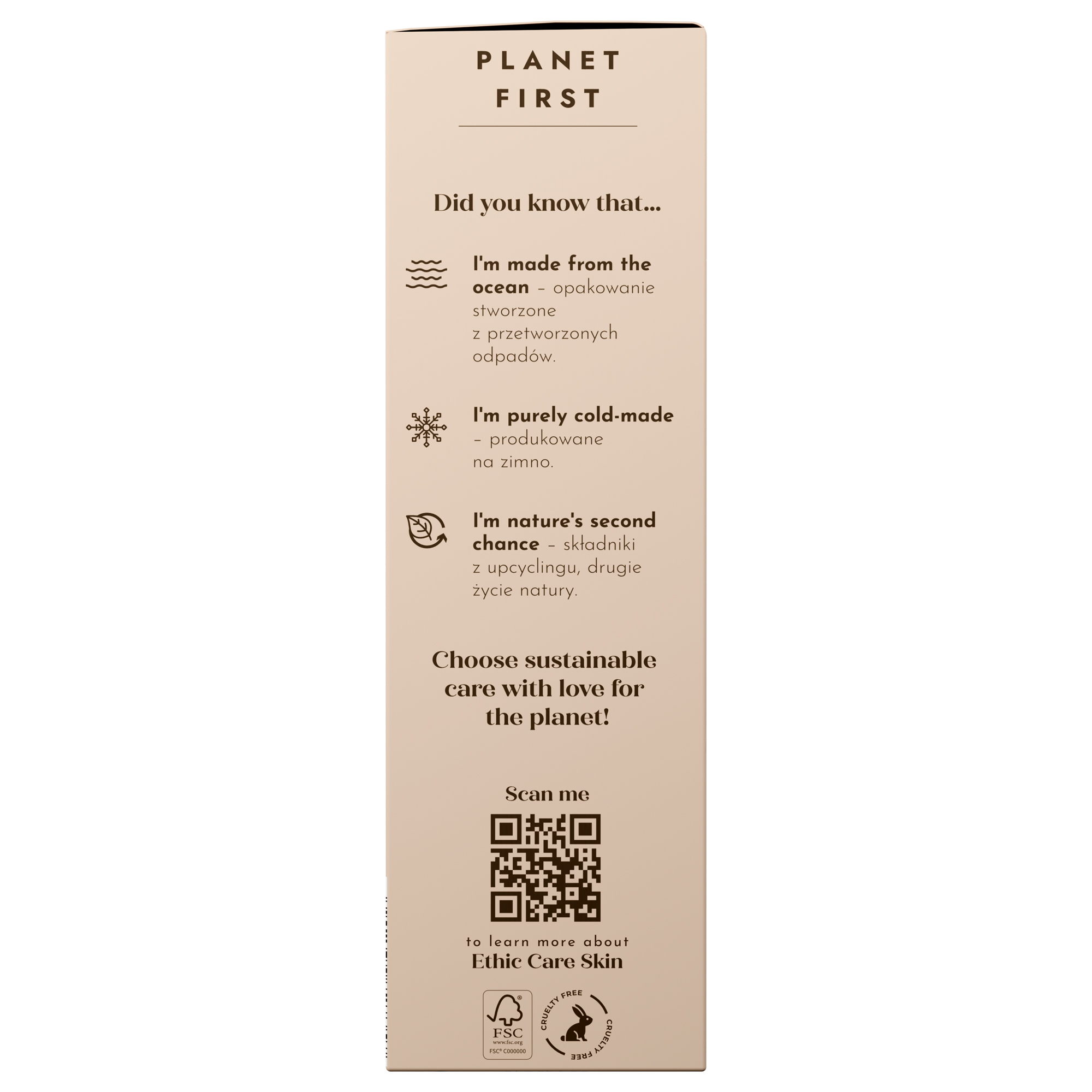 Nacomi Ethic Care Skin Balance Cleanser Żel do mycia twarzy, 100 ml