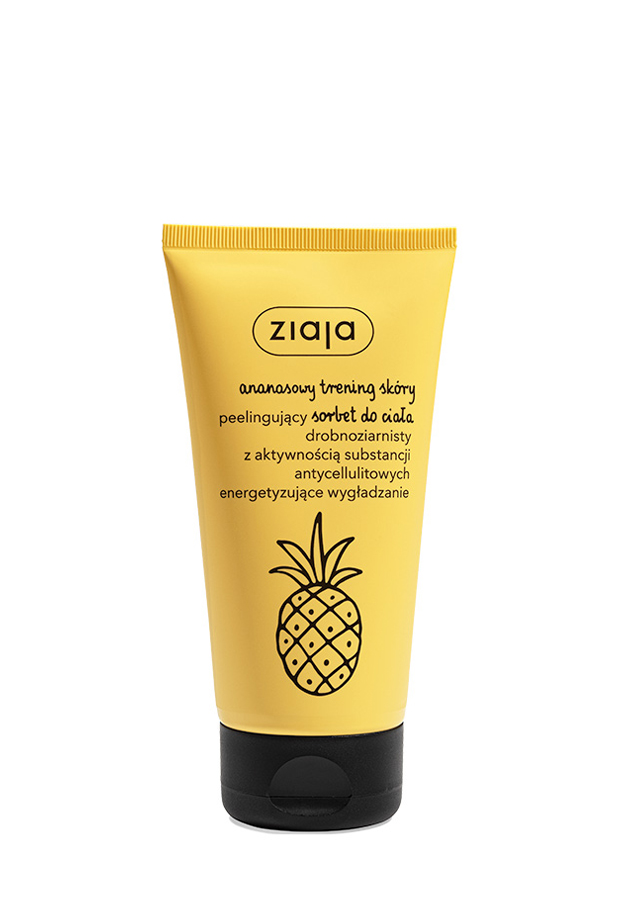 Ziaja ananasowy trening skóry peelingujący sorbet do ciała 160 ml zdjęcie