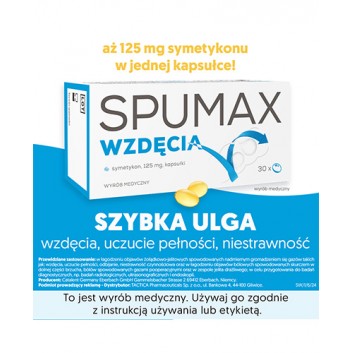 Spumax Wzdęcia 125mg 30 kapsułek