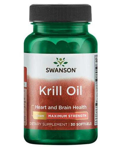 Swanson Krill oil - maksymalna moc - 30 kaps. - cena, opinie, właściwości   zdjęcie