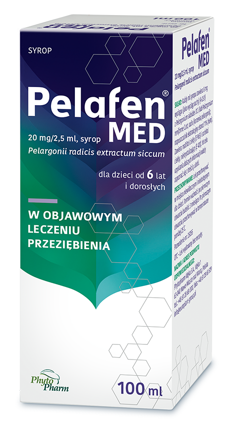Pelafen MED, 20 mg/2,5 ml, syrop, 100 ml