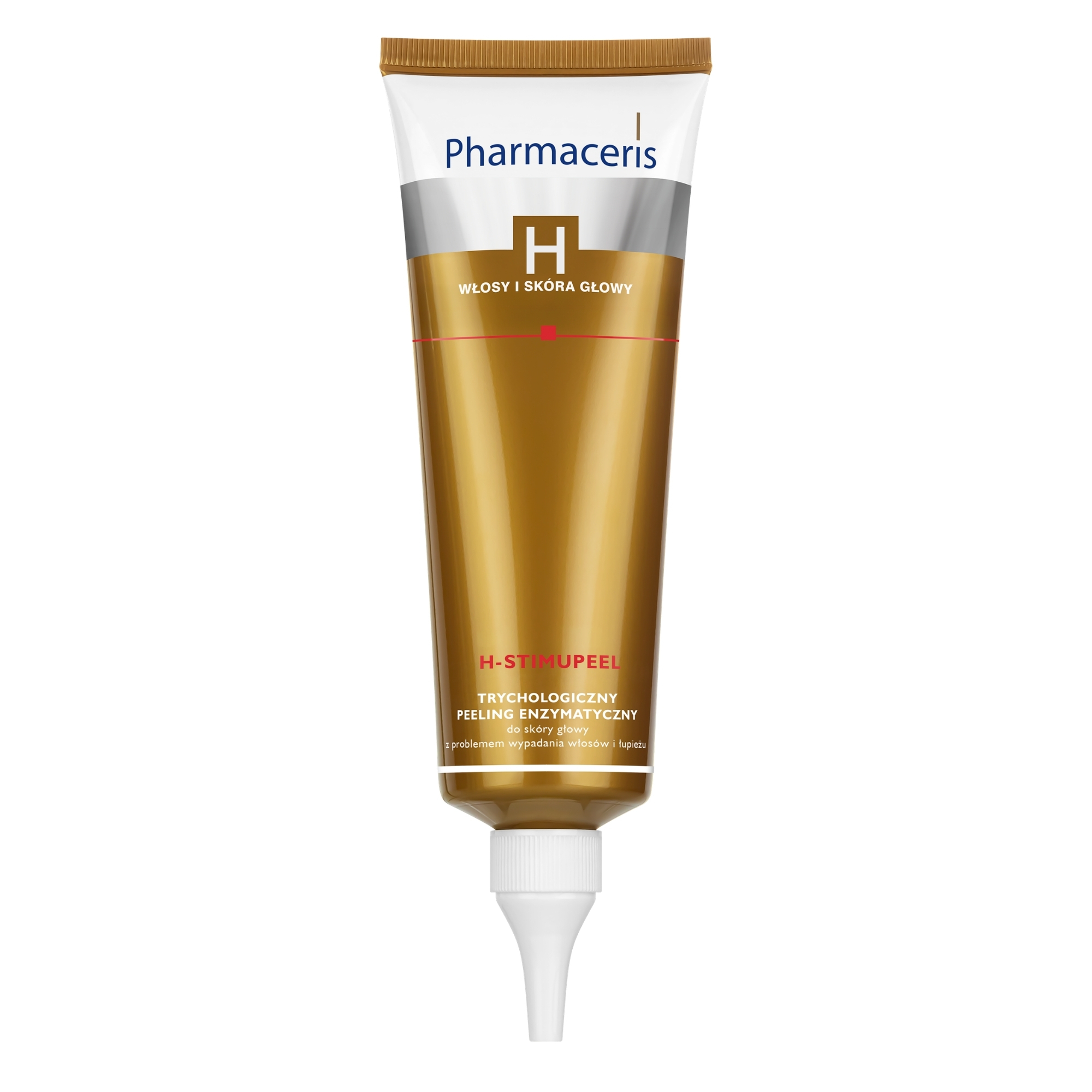 Pharmaceris H H-Stimupeel Trychologiczny Peeling Enzymatyczny do skóry głowy z problemem wypadania włosów i łupieżu, 125 ml zdjęcie
