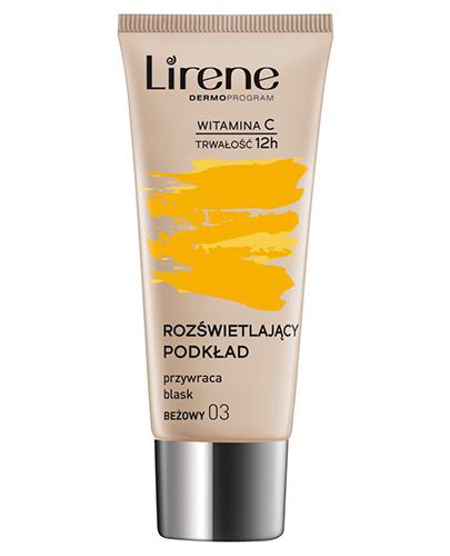 LIRENE Fluid rozświetlający z witaminą duo C 03 beżowy - 30 ml Do makijażu twarzy - cena, opinie, zastosowanie zdjęcie