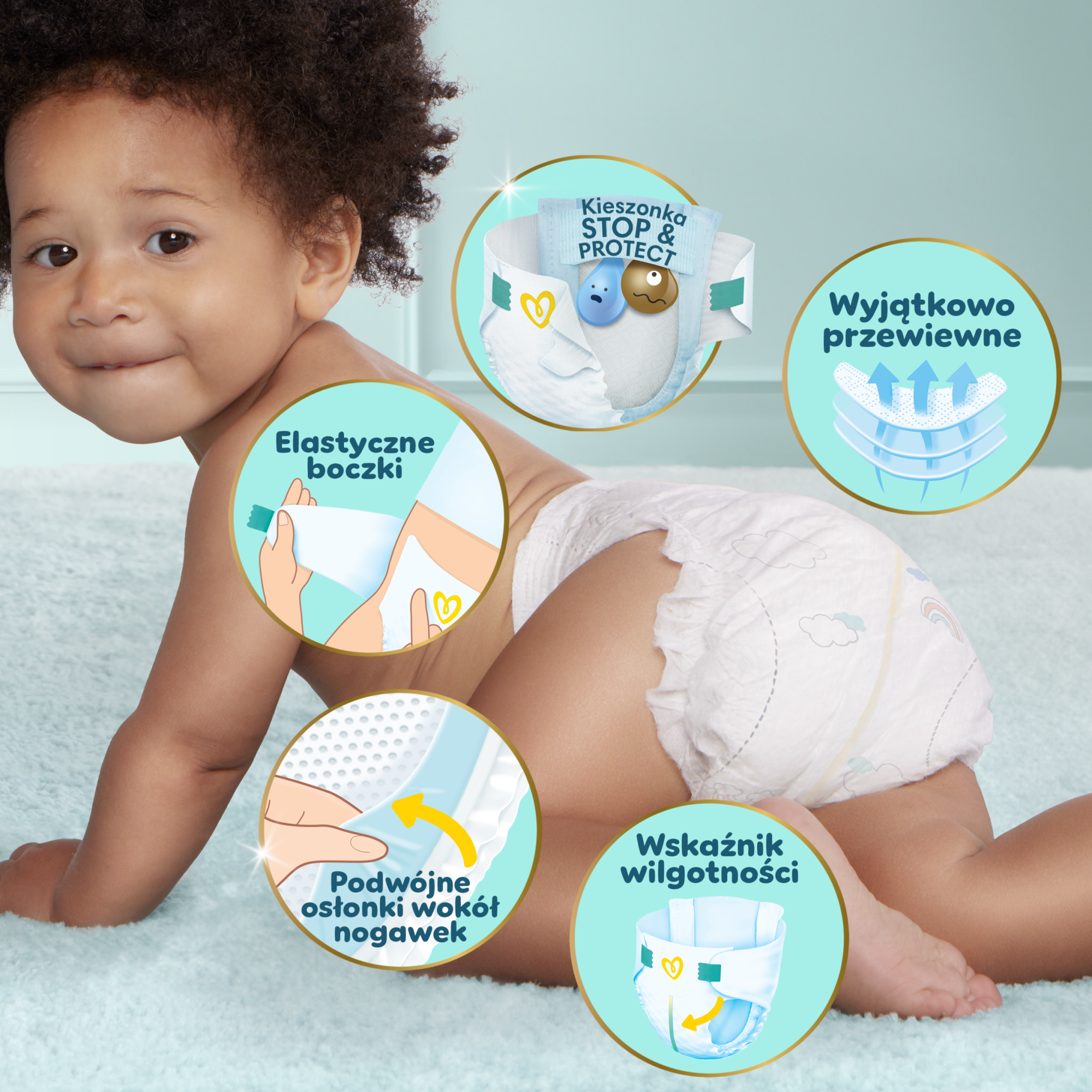 Pampers Premium Care 4 pieluchy 9-14 kg 52 sztuki