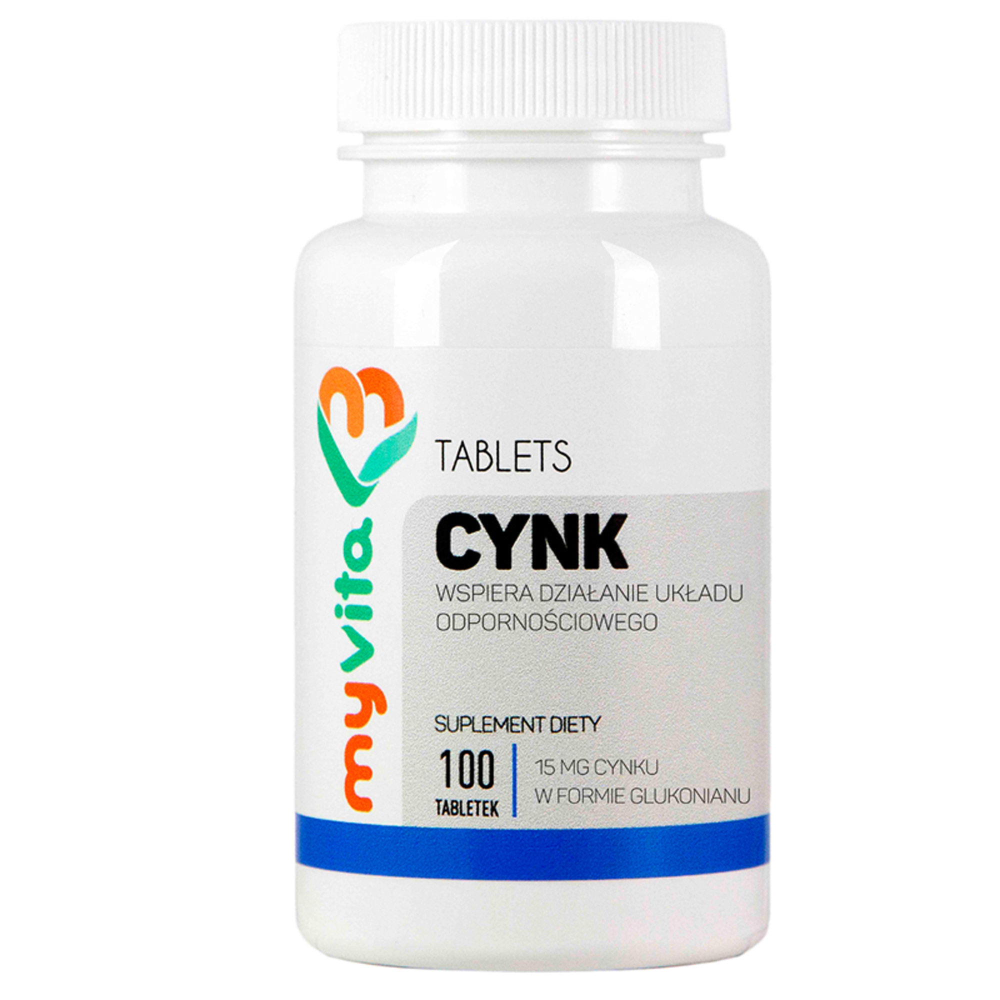 MyVita Cynk 100 tabletek zdjęcie