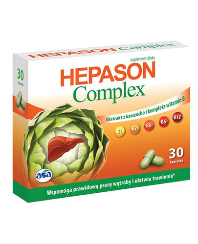 HEPASON COMPLEX, na wątrobę i trawienie, 30 kaps. zdjęcie