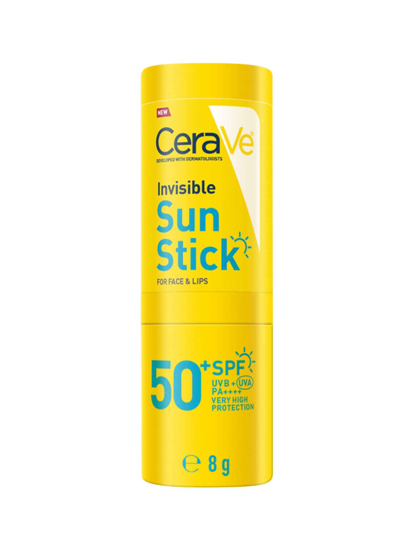 Cerave Sun, niewidoczny sztyft przeciwsłoneczny SPF 50+, 8 g zdjęcie