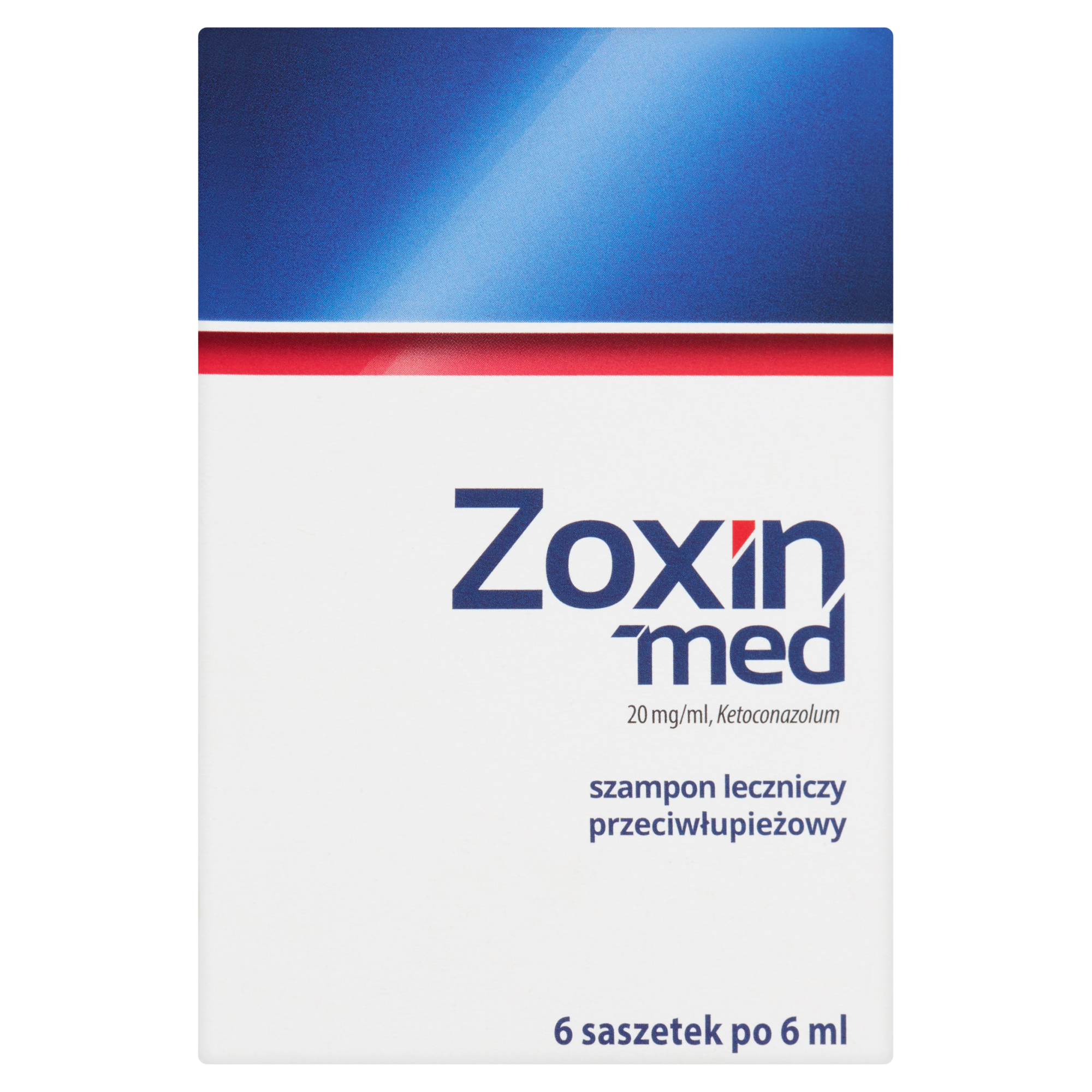 ZOXIN-MED Przeciwłupieżowy szampon leczniczy - 6 sasz. - cena, opinie, wskazania zdjęcie